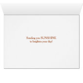 Sending Sunshine - SUNFLOWER - BRIGHT (Inside Horizontal (Bottom))