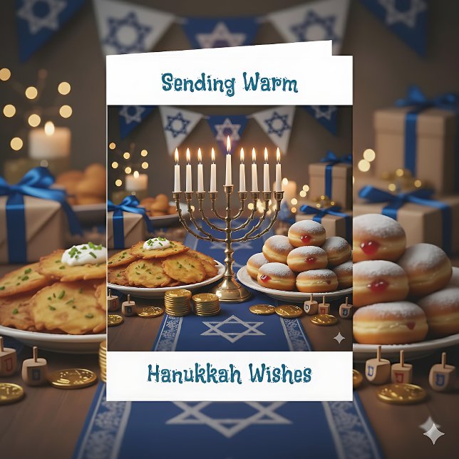 Sending warm Hanukkah Wishes Card (Creator Uploaded)