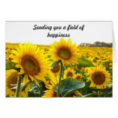 Sending you a field of happiness (Front Horizontal)