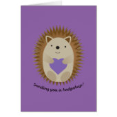 Sending You a Hedgehug Hedgehog (Front)
