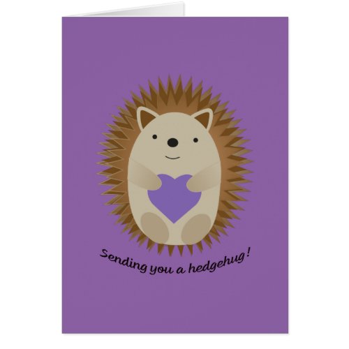 Sending You a Hedgehug Hedgehog