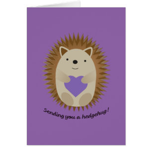 Sending You a Hedgehug Hedgehog Cards