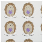 Sending You a Hedgehug Hedgehog Fabric