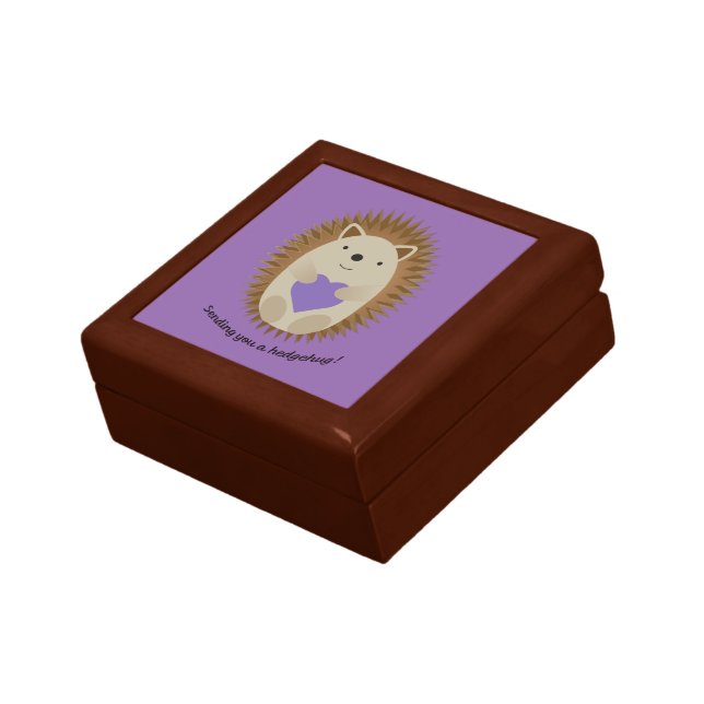 Sending You a Hedgehug Hedgehog Gift Box (Side)