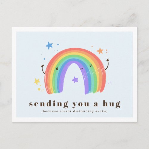 Sending You a Hug  Rainbow Magic Postcard