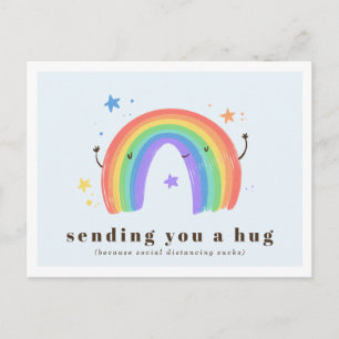 Sending You a Hug Rainbow Magic Postcard