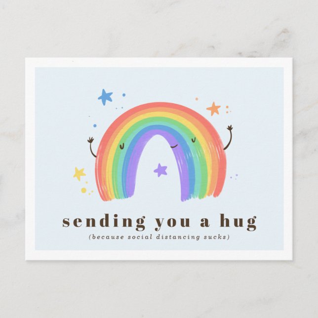 Sending You a Hug | Rainbow Magic Postcard (Front)