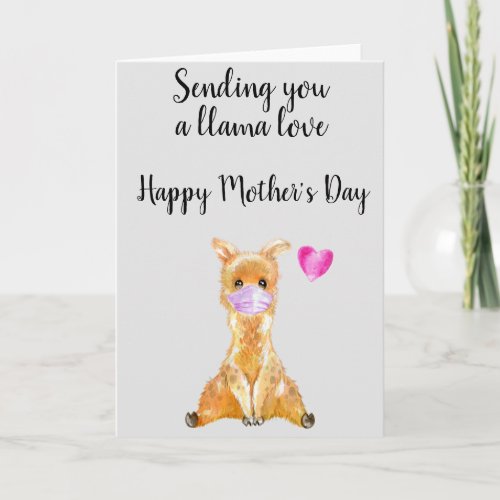 Sending you a LLama Love Mothers day Card