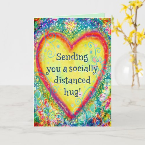 Sending You a Long Distance Hug Fun Inspirivity Card