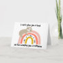 Sending You a Rainbow Sloth Card