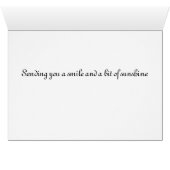 Sending you a Smile (Inside Horizontal (Bottom))