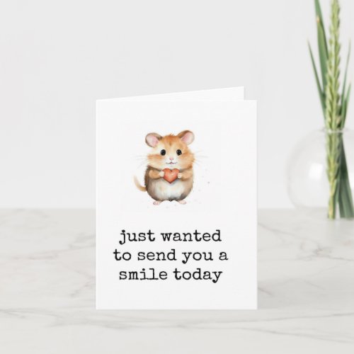Sending You a Smile Today Thinking of You Card
