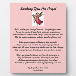 Sending You An Angel Plaque