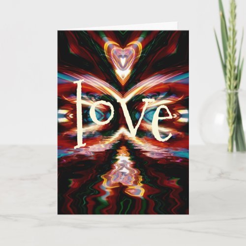 Sending You Love Energy Art Holiday Card
