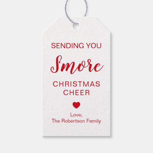 Sending You Smore Christmas Cheer for Smores Gift Tags