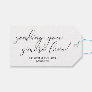 Sending You S'more Love Chic Wedding Favors Tag