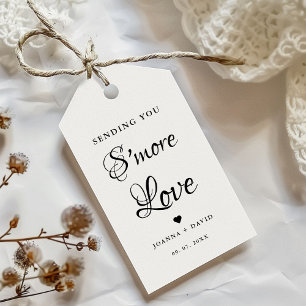 Sending you S'more Love Wedding Sign Gift Tags