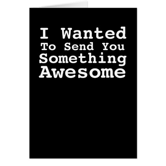 Sending You Something Awesome Cards (Front)