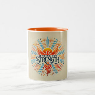 Sending You Strength Recovery Support Two-Tone Coffee Mug