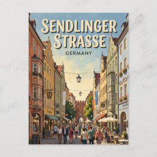 Sendlinger Straße Munich Germany Postcard