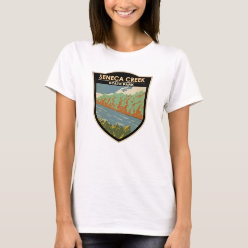 Seneca Creek State Park Maryland Badge T_Shirt