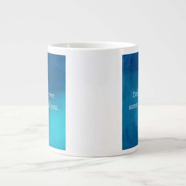 Seneca: Focus Forward, Don't Stumble on Past Giant Coffee Mug (Front)