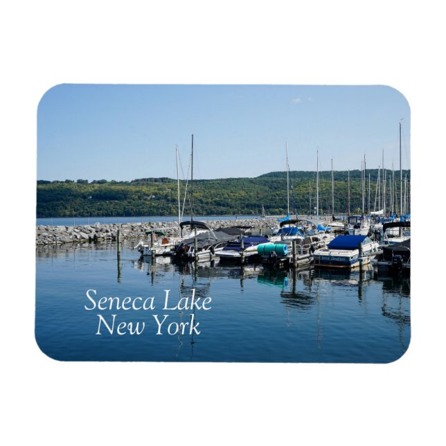 Seneca Lake in New York Magnet (Horizontal)