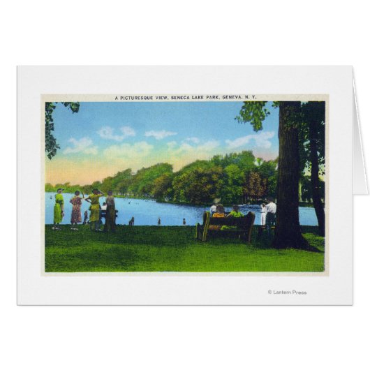 Seneca Lake Park Scene Cards (Front Horizontal)