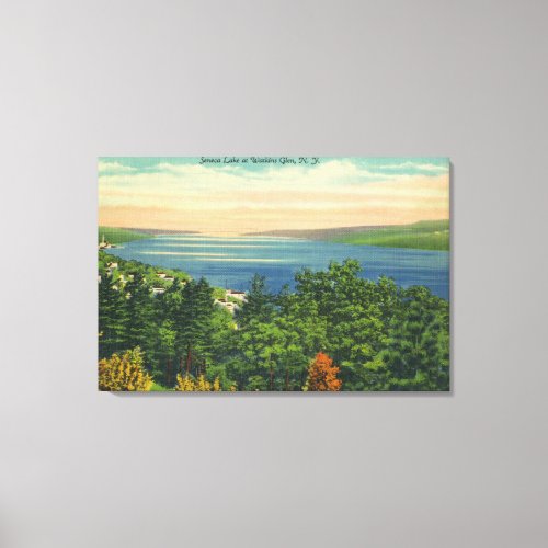 Seneca Lake View Canvas Print