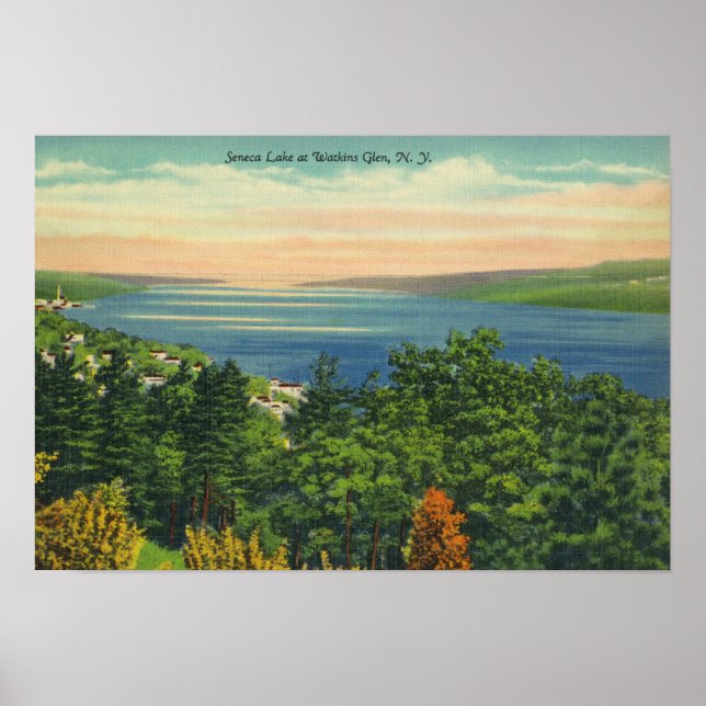 Seneca Lake View Poster (Front)