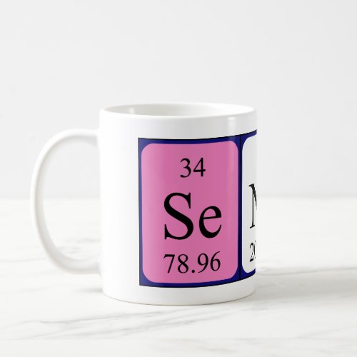 Seneca periodic table name mug