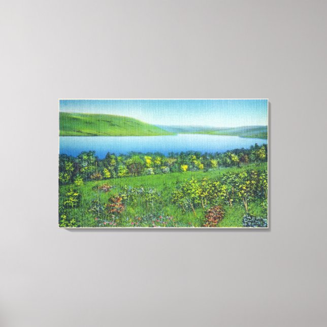 Seneca Point View of the Lake Canvas Print (Front)