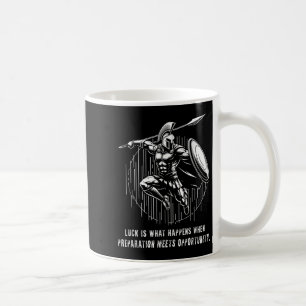 Seneca Quote Wisdom Saying On Luck And Preparation Coffee Mug