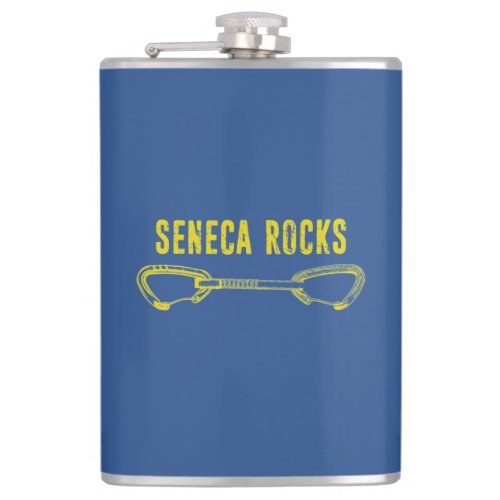 Seneca Rocks Climbing Quickdraw Flask