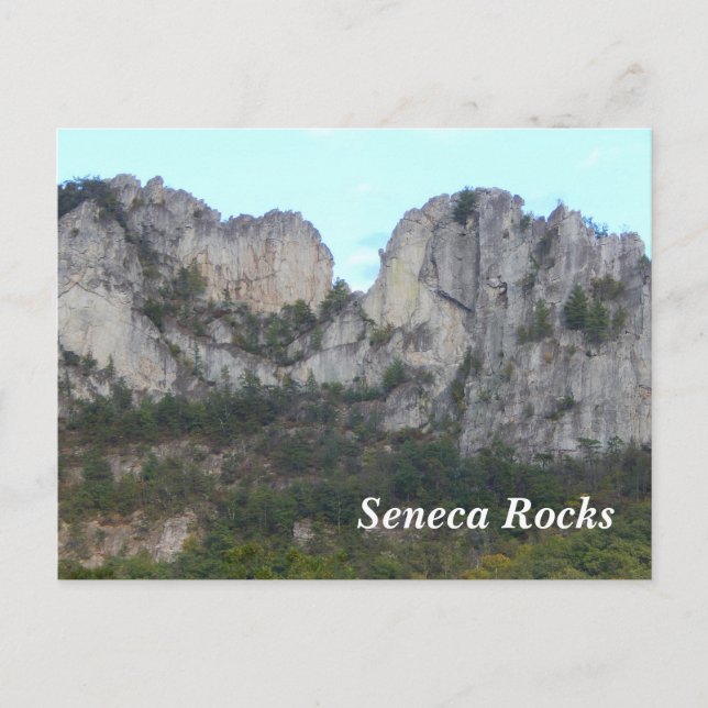 Seneca Rocks Postcard (Front)