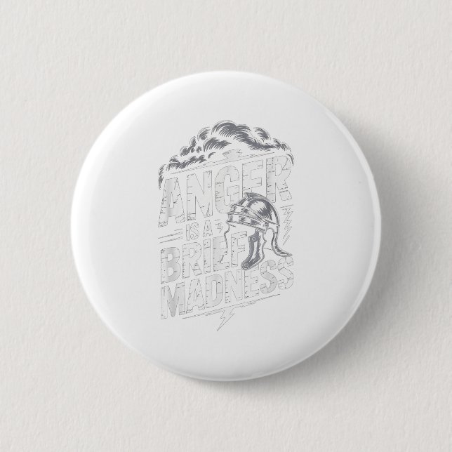 Seneca Stoic Philosoper Quote Motivational Stoicis Button (Front)