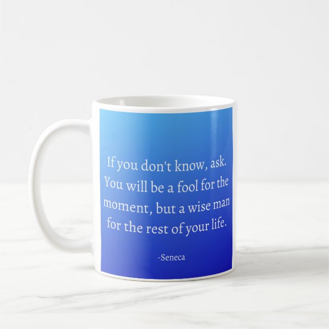 Seneca Stoic Quote Mug (Left)