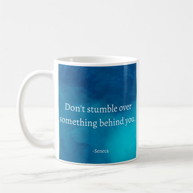 Seneca Stoic Quote Mug (Left)