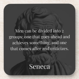 Seneca's Division: The Doers and the Critics Beverage Coaster