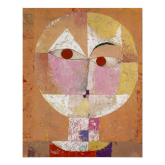 Senecio (Baldgreis) (1922) painting by Paul Klee Poster