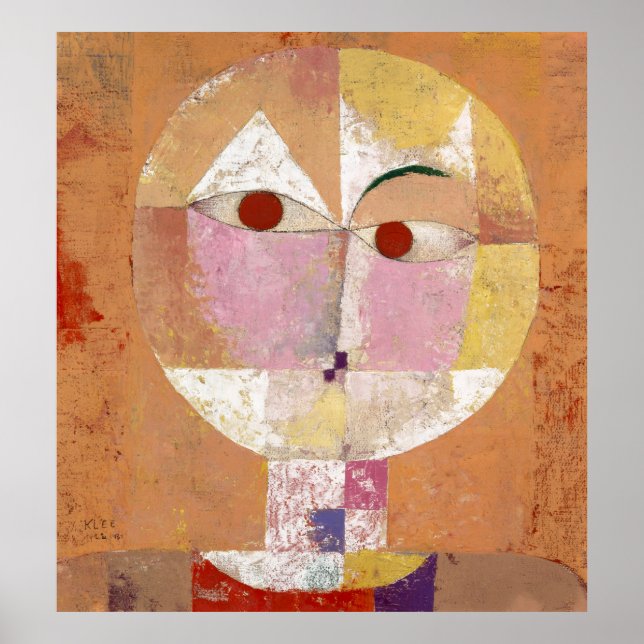 Senecio (Baldgreis) (1922) painting by Paul Klee Poster (Front)
