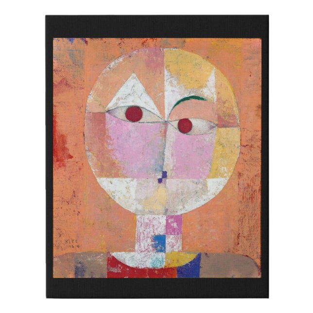 Senecio, Paul Klee Faux Canvas Print (Front)