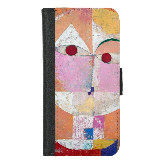 Senecio, Paul Klee iPhone Wallet Case (Front)