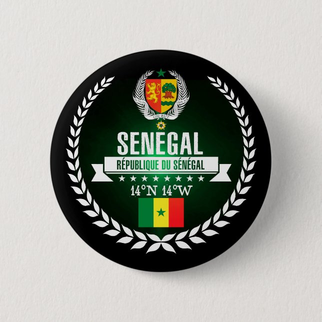 Senegal Button (Front)