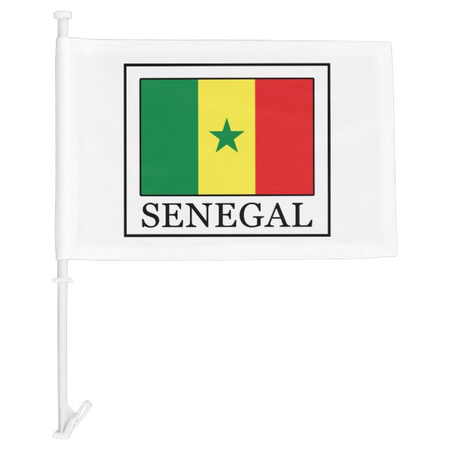 Senegal Car Flag (Front)