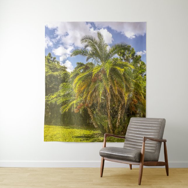 Senegal Date Palm Tapestry (In Situ)