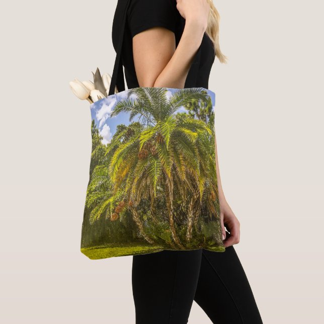 Senegal Date Palm Tote Bag (Close Up)