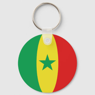 Senegal Fisheye Flag Keychain