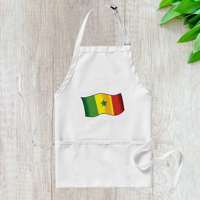 Senegal Flag Adult Apron (Creator Uploaded)
