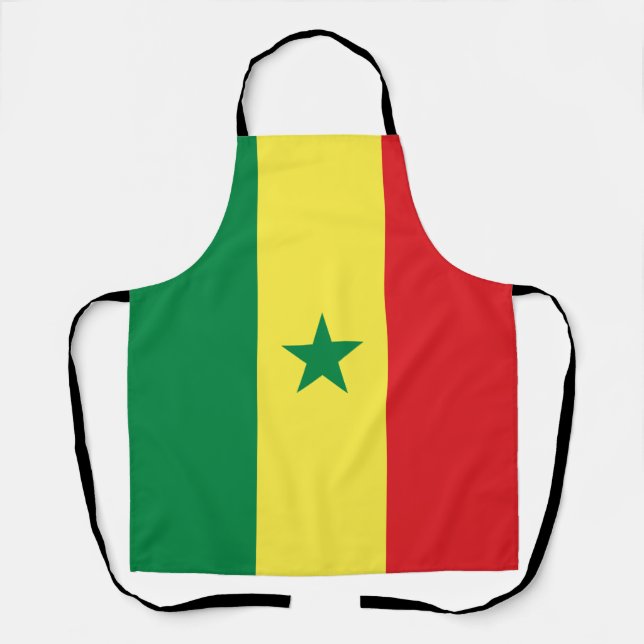 Senegal Flag Apron (Front)